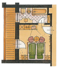 Doppelzimmer Economy 18-20 m&sup2;