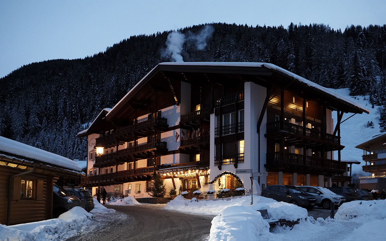 Hotel Genziana im Winter